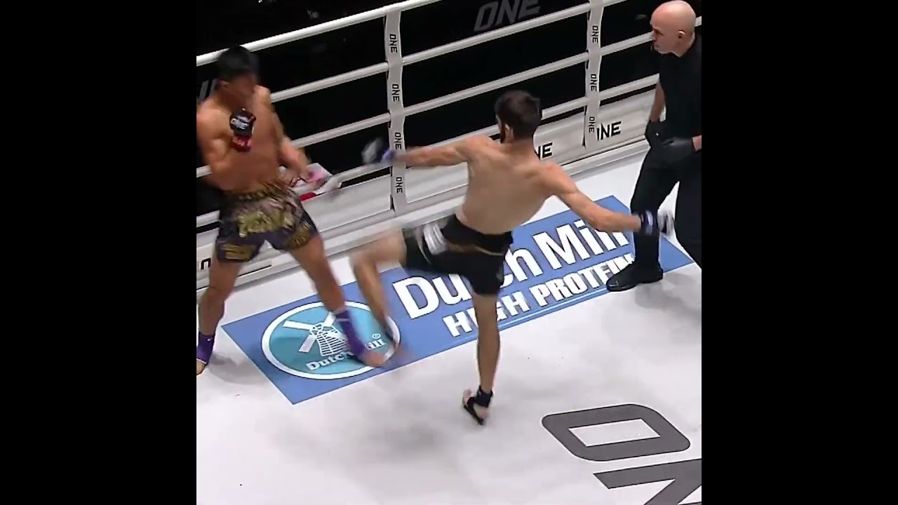 Gone in 60 SECONDS  Asadula Imangazaliev stops Dedduanglek with a spinning backfist!